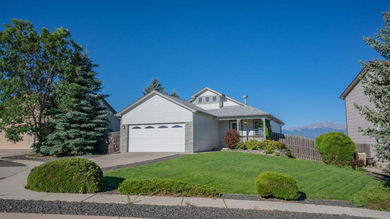 Cozy 4Br House With Peak Views In Colorado Springs Villa Buitenkant foto